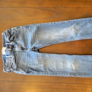 Abercrombie Kids Jeans, size 9/10, straight leg, light wash, pre-loved